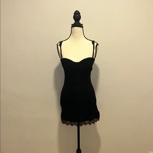 Princess Polly Black Lace Bodycon Dress